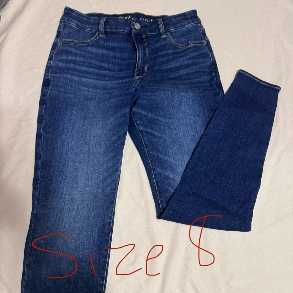 American Eagle Outfitters Dark Blue Skinny Jeans